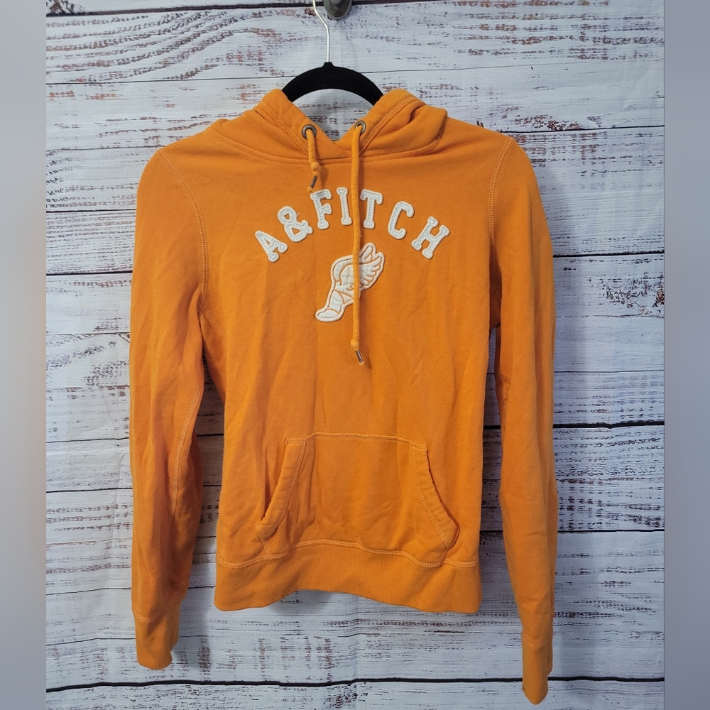 Abcrombie & Fitch M Orange Hoodie